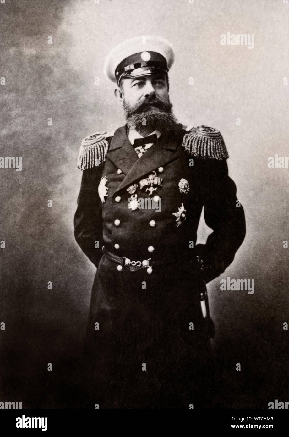 Theodor Kristian Avellan (1839 – 1916) was a Finland-Swedish admiral in the Imperial Russian Navy, noted for his role in the Russo-Japanese War of 190 Stock Photo