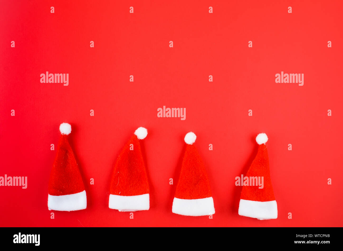 Christmas or New Year background. Gift box, candy caramel cane and ...