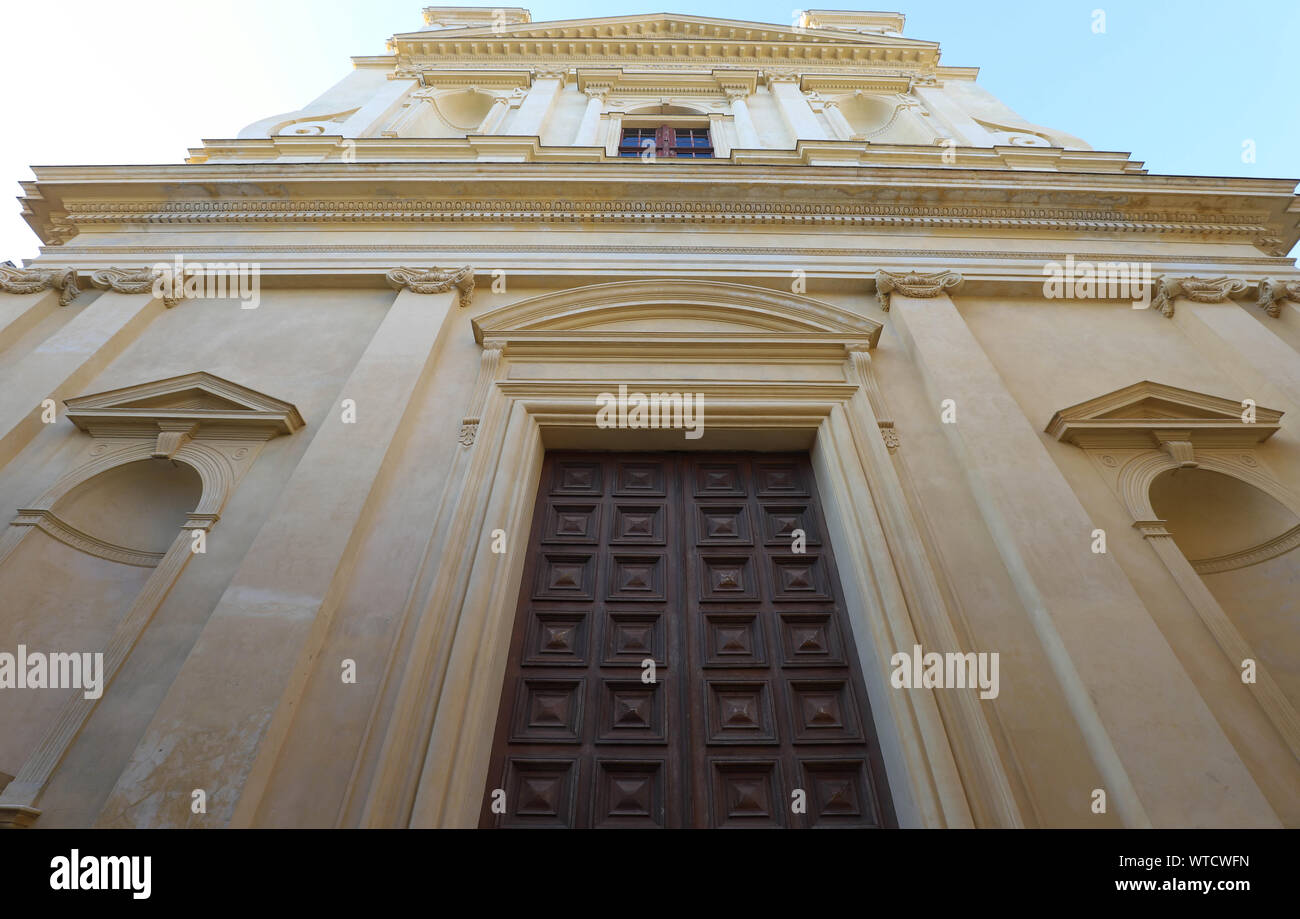 Saint John the Baptist Church, Bastia, North Corsica. Stock Photo