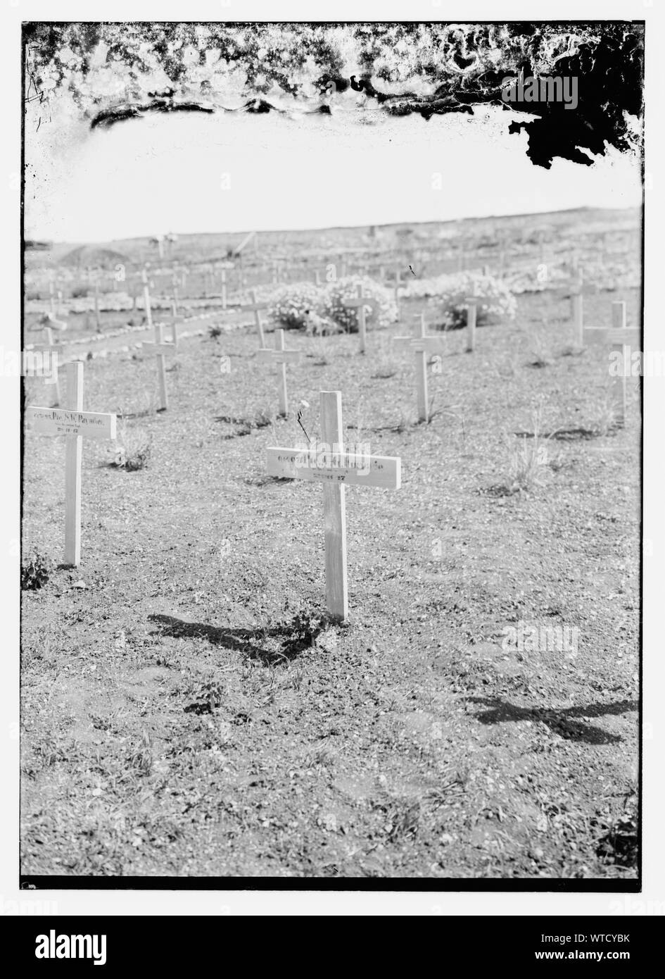 Military cemetery in Palestine Stock Photo - Alamy