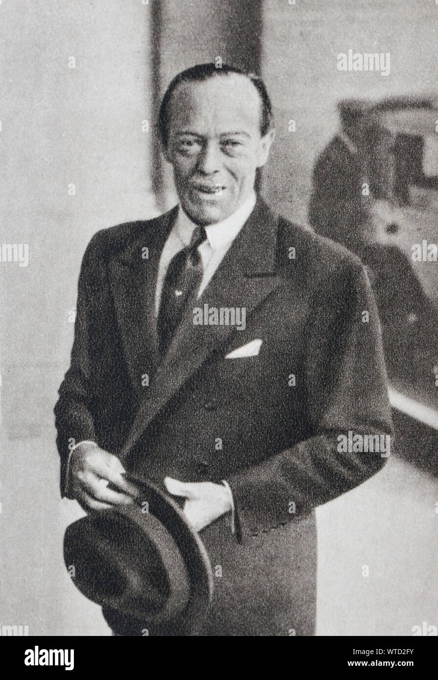 Sir Ronald H. Campbell (1890 – 1983). Ambassador of England in Paris. 1940 Stock Photo