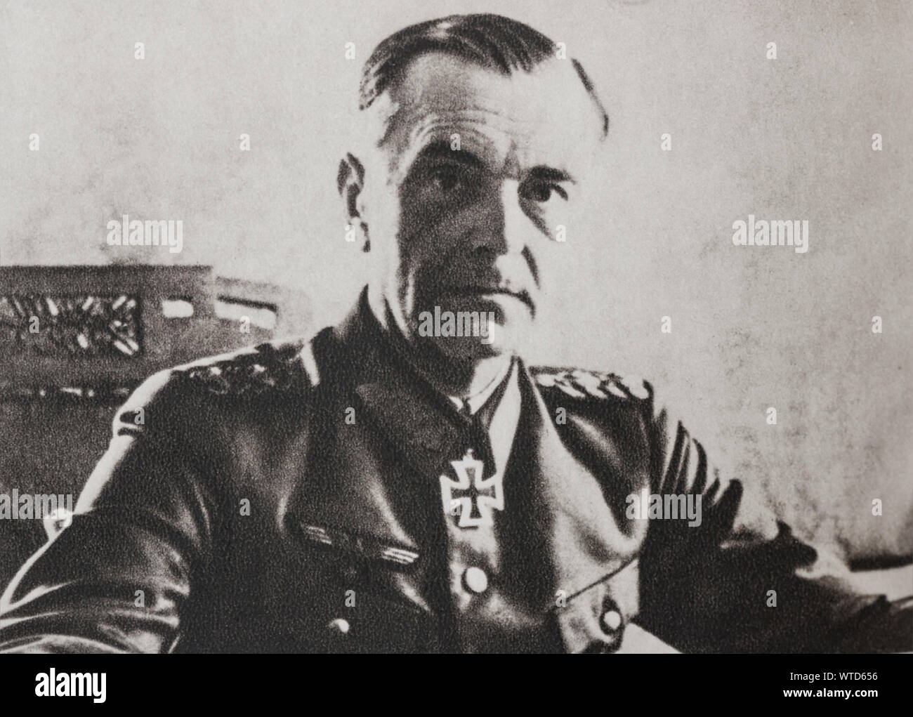 Friedrich Paulus (1890 – 1957) was a German field marshal during World War II, who commanded the 6th Army during the Battle of Stalingrad (August 1942 Stock Photo