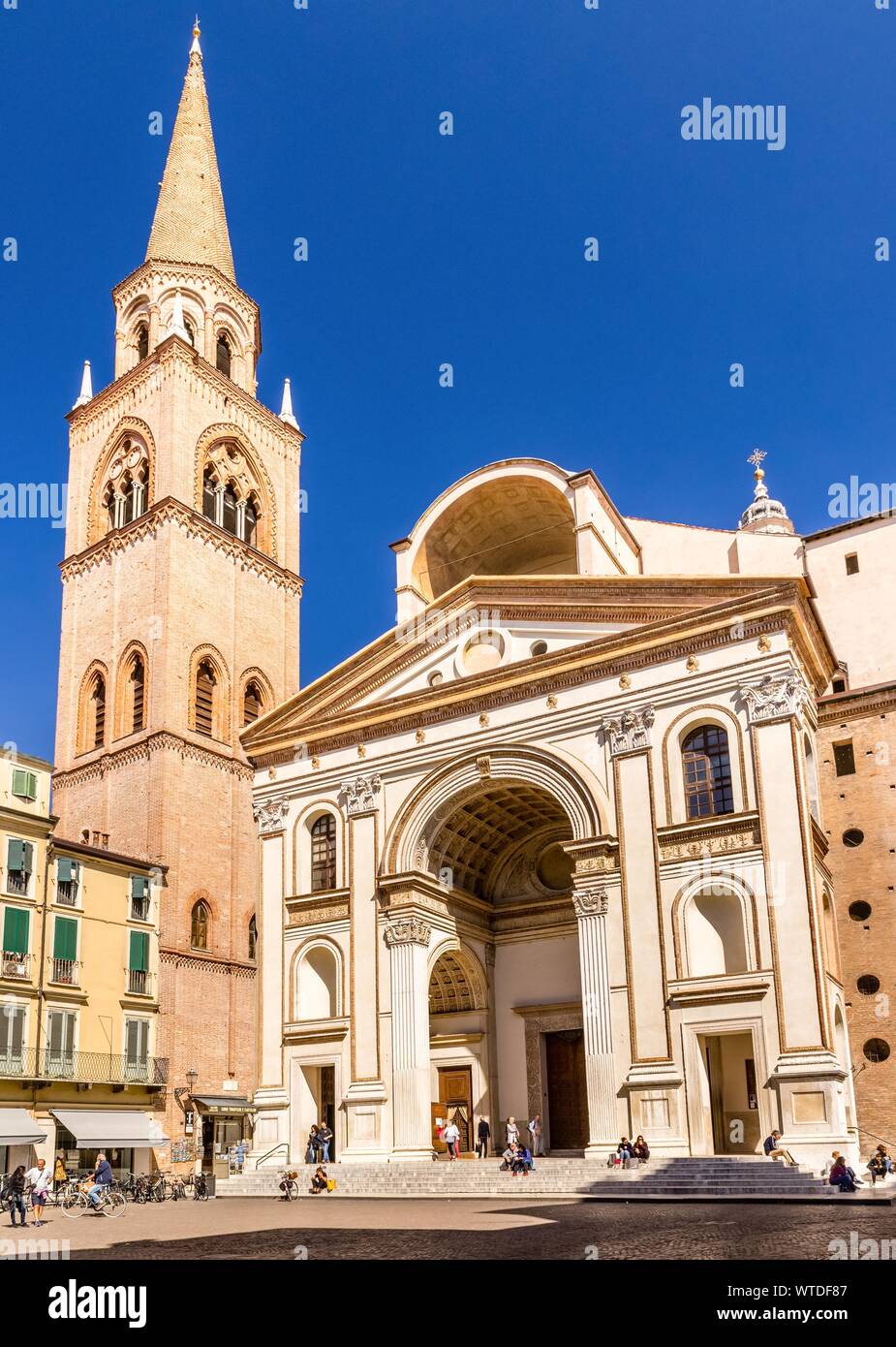 Basilica Sant'Andrea, Renaissance, Mantua, Lombardy, Italy Stock Photo