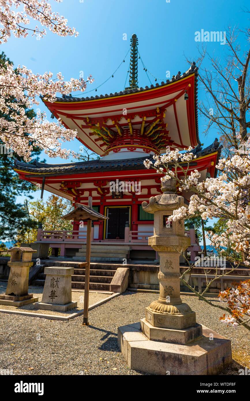 Pagoda Amidado, Chion-in Temple, Kyoto, Japan Stock Photo