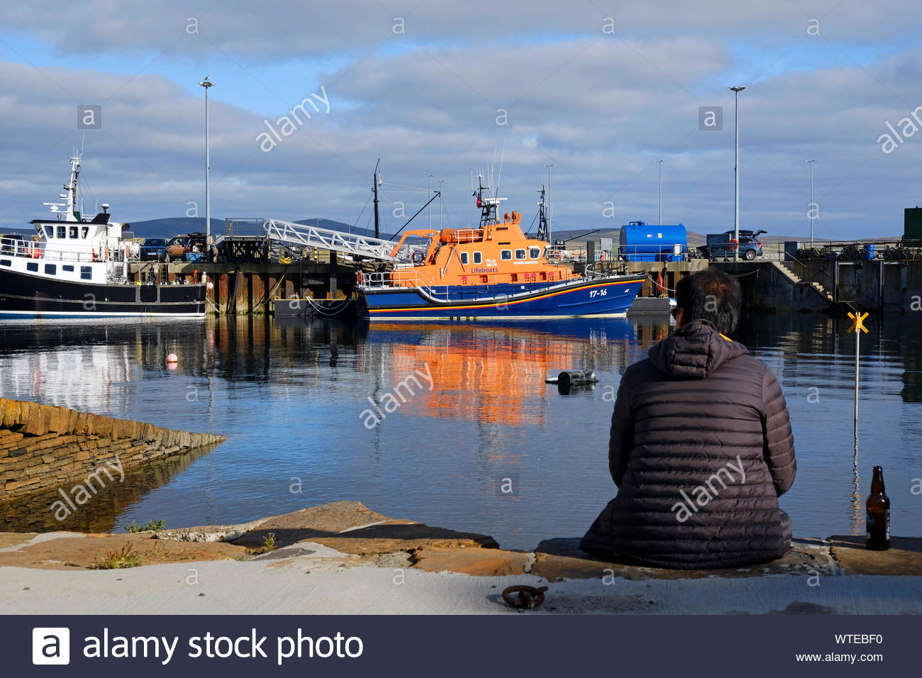 Stromness harbour, Orkney mainland, Scotland Stock Photo