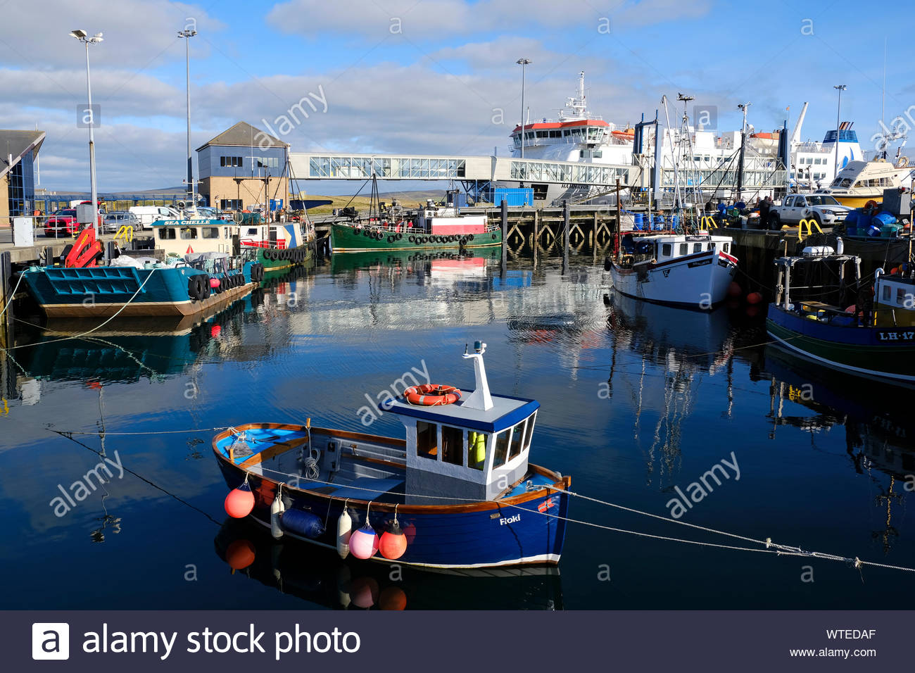 Stromness harbour, Orkney mainland, Scotland Stock Photo