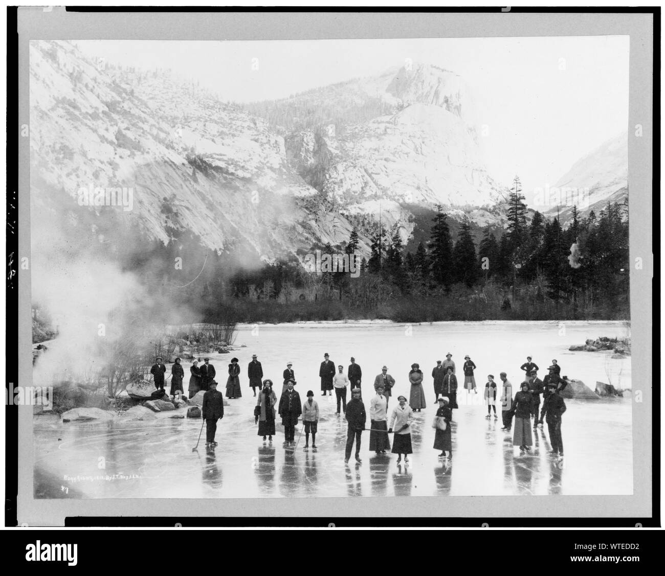 Winter in this lake Cut Out Stock Images &amp; Pictures - Alamy