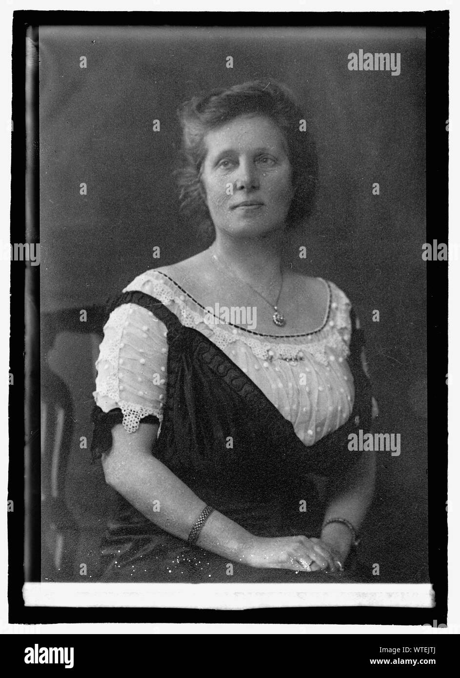 Miss Agnes Slack, England Stock Photo