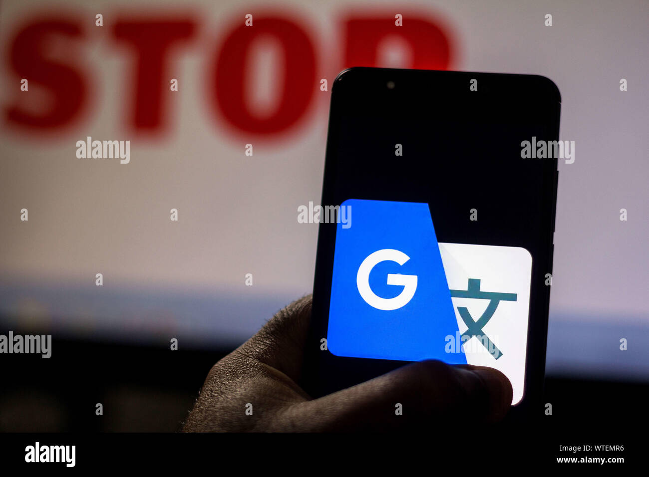 September 1, 2019, Brazil In this photo illustration the Google