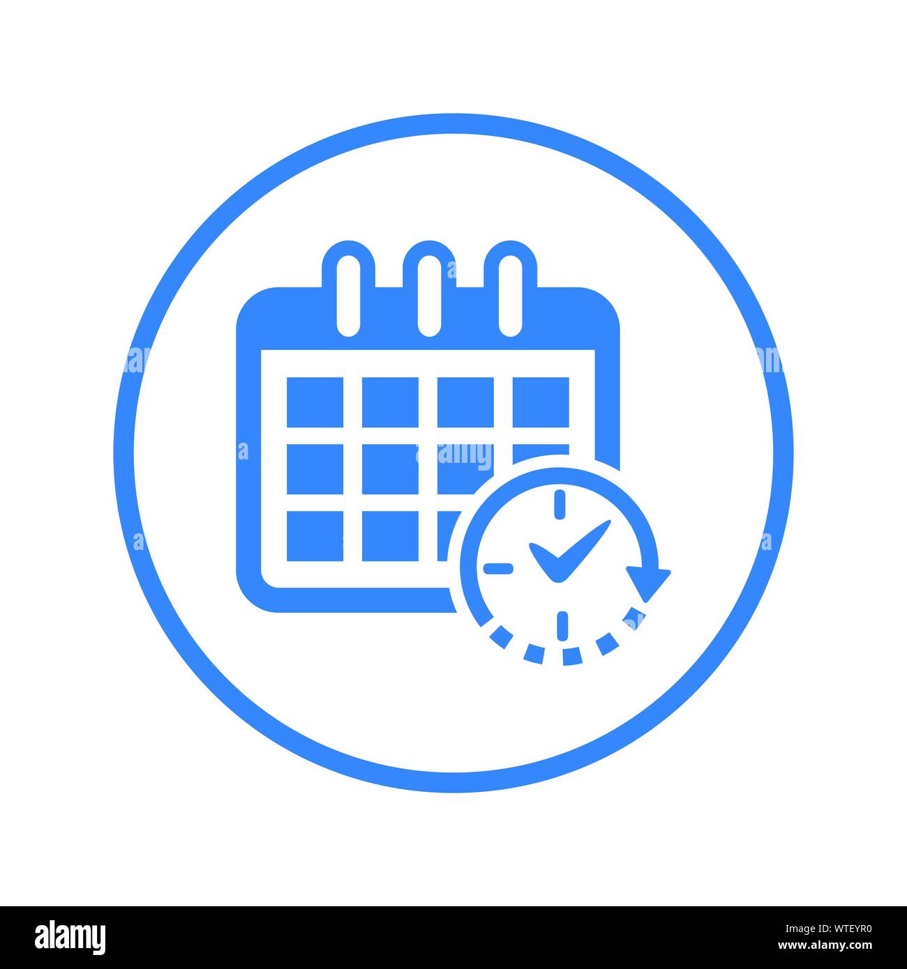 Schedule Icon, Calendar Icon Stock Vector Image & Art Alamy