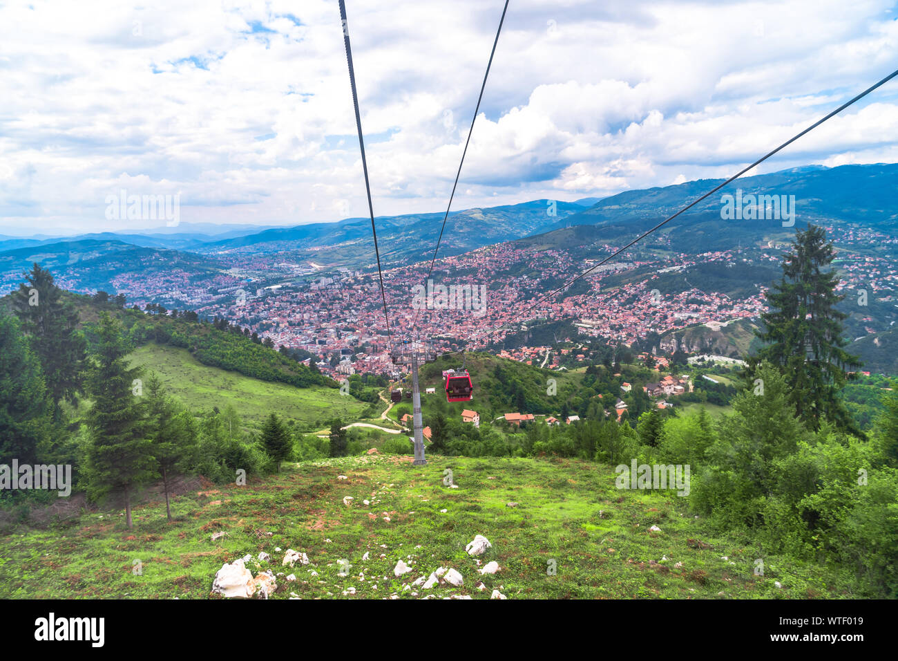 Cable Car View Of Sarajevo Hi res Stock Photography And Images Alamy