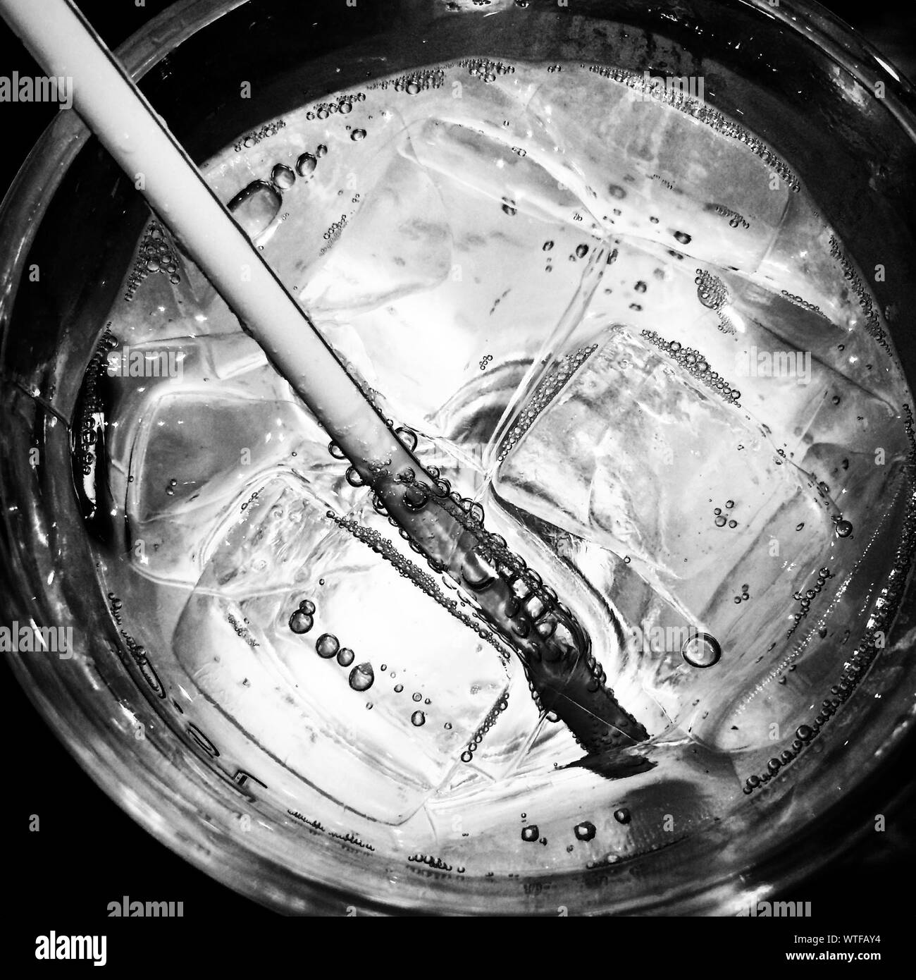 Drinking sparkling water Black and White Stock Photos & Images Alamy