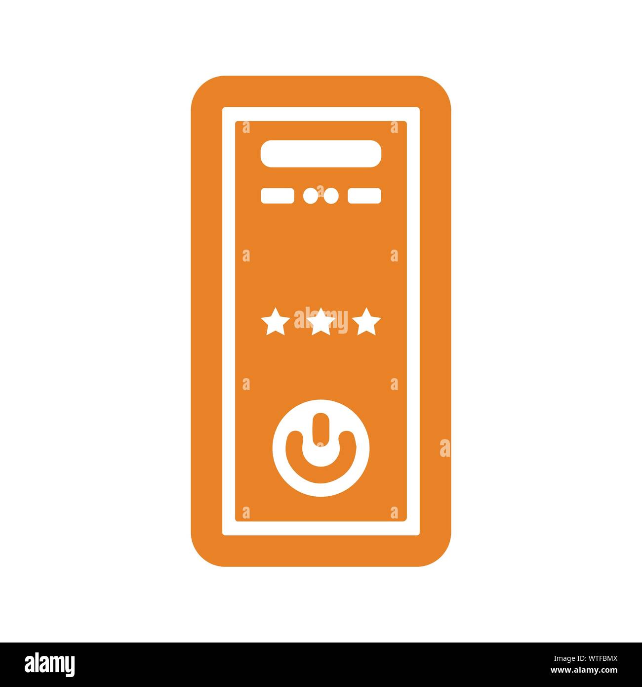 CPU Hardware, Case, PC, Desktop Equipment Icon Stock Vector Image & Art ...