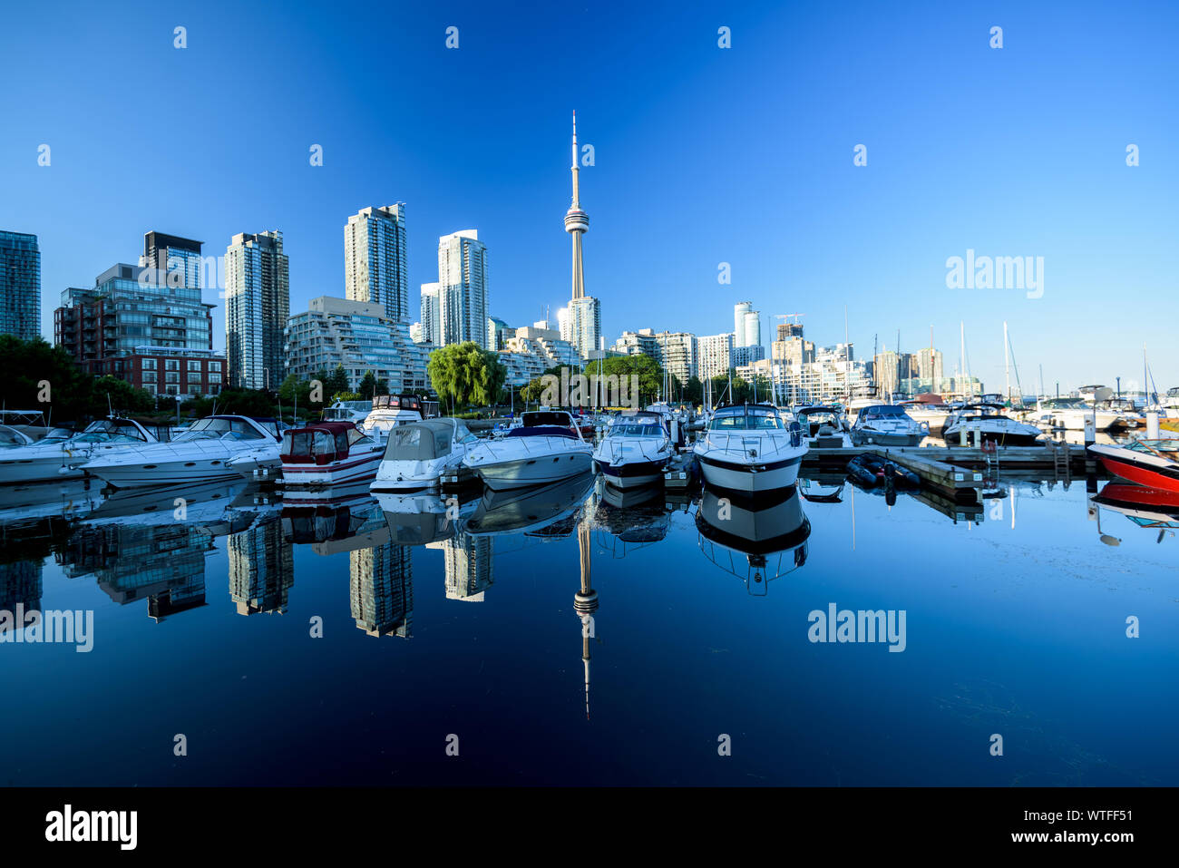 Toronto city skyline at Night, Ontario, Canada Stock Photo - Alamy