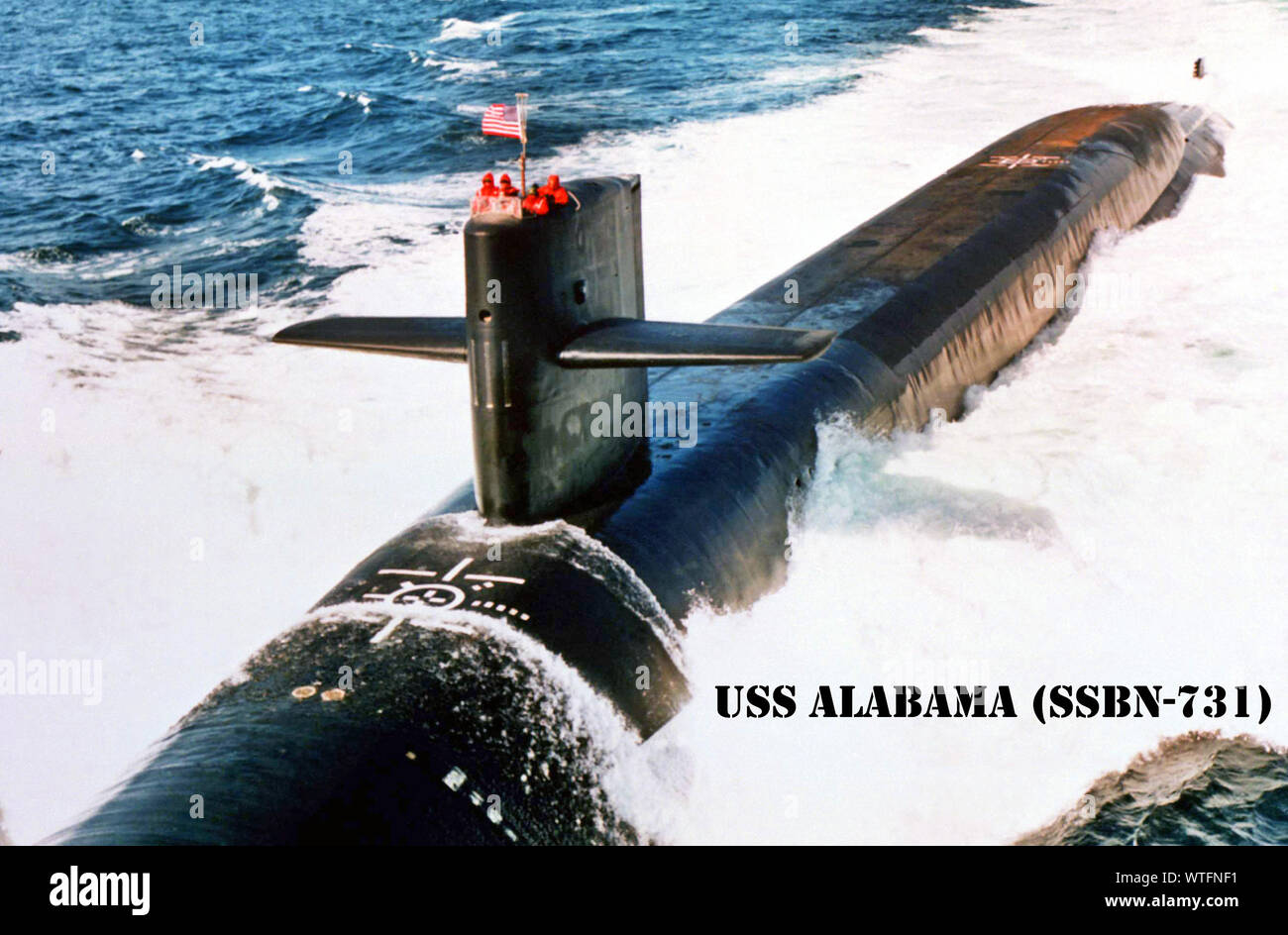 USS ALABAMA (SSBN-731) Stock Photo