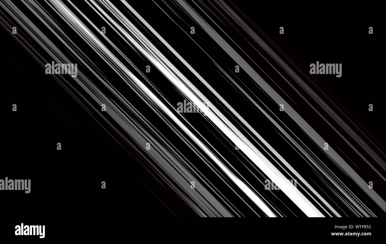 Comic Speed Black And White 3d Illustration Abstract Anime Background Stock Photo Alamy