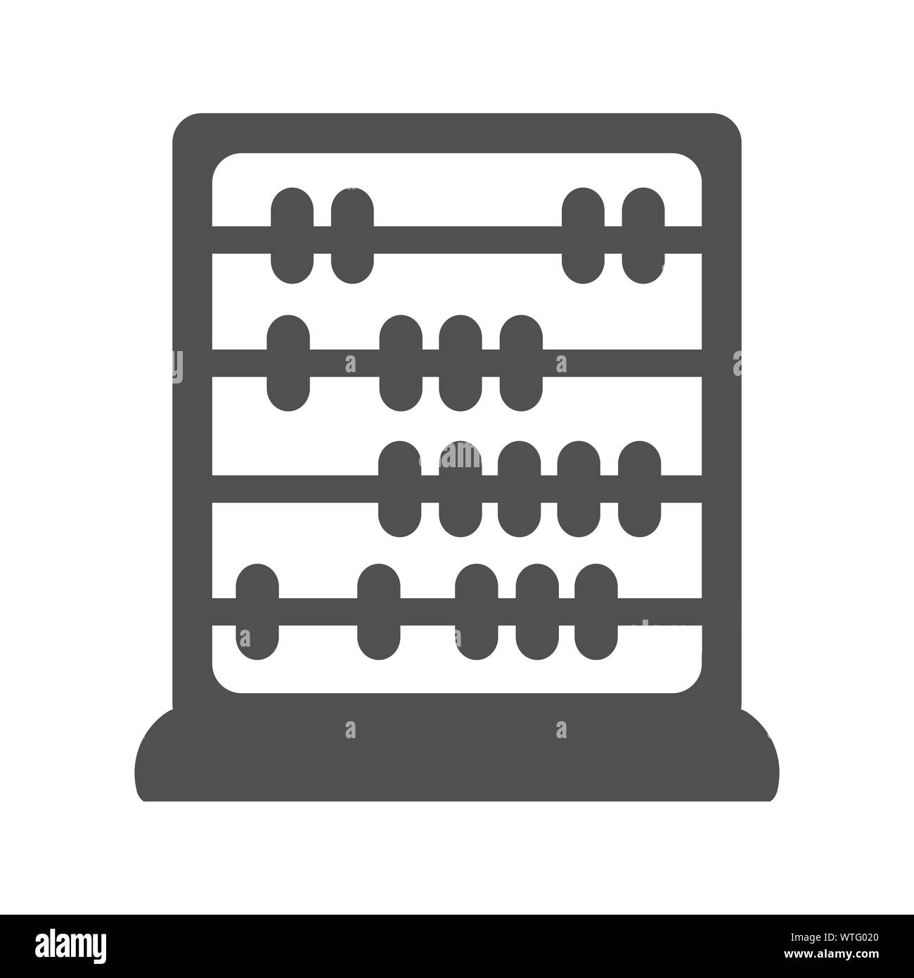 Vector Abacus Icon Stock Vector Image & Art - Alamy