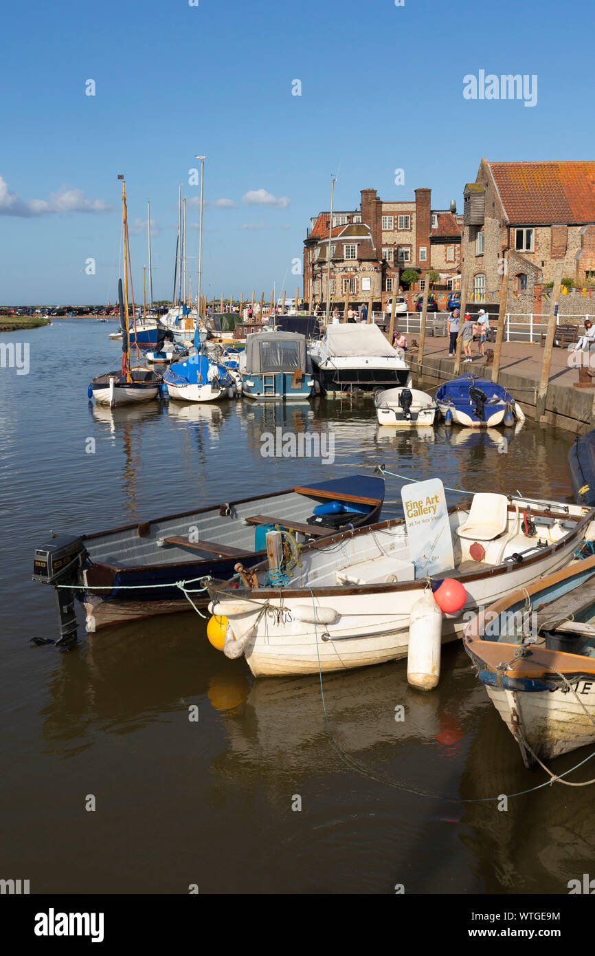 Blakeney Quay - Norfolk, UK Stock Photo