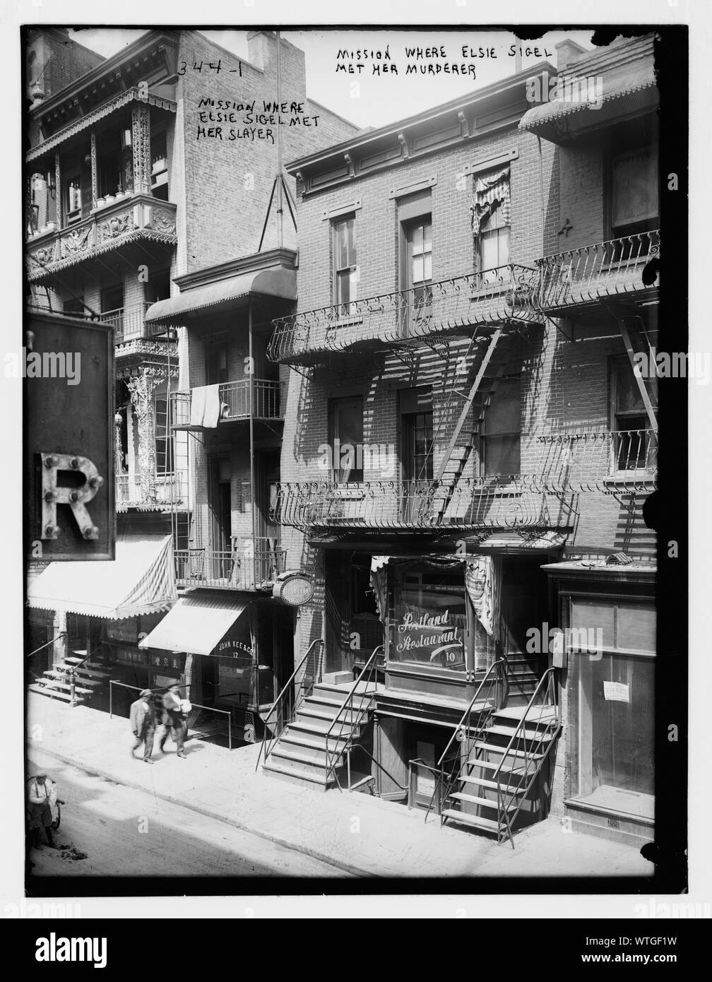 Mission house where Elsie Sigel was murdered Stock Photo Alamy