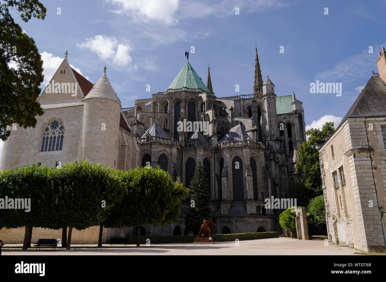 Chatres cathedral Stock Photo