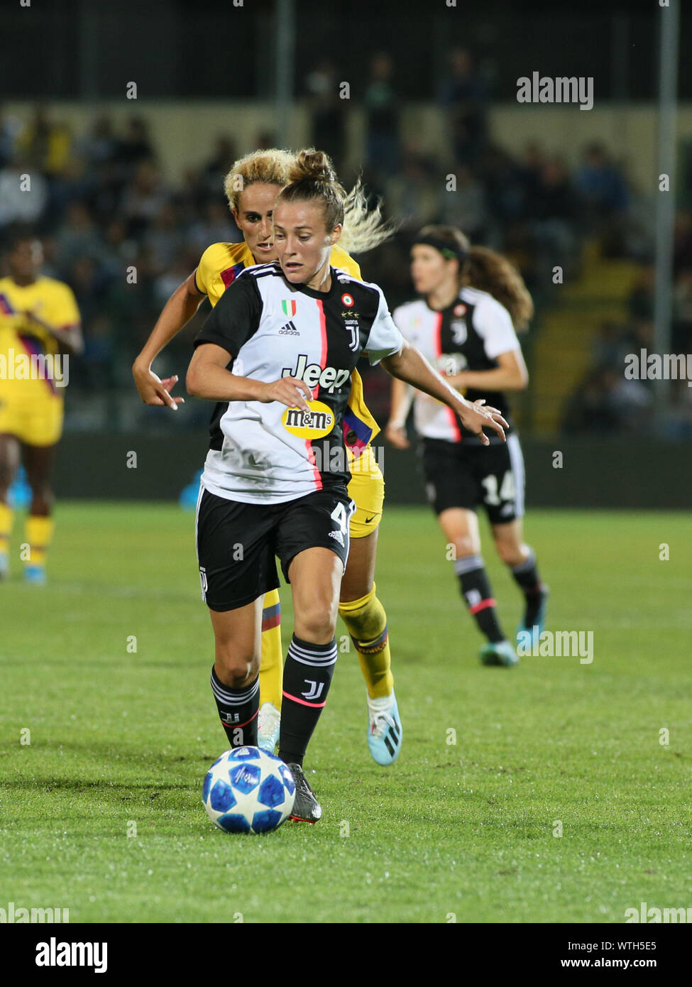 Alessandria, Italy, 11 Sep 2019, CALCIO CHAMPIONS LEAGUE WOMEN 2019/2020 ALESSANDRIA, 11/09/2019 - JUVENTUS VS BARCELLONA AURORA GALLI  during Juventus Women Vs Barcellona  - Soccer Champions League Women - Credit: LPS/Claudio Benedetto/Alamy Live News Stock Photo