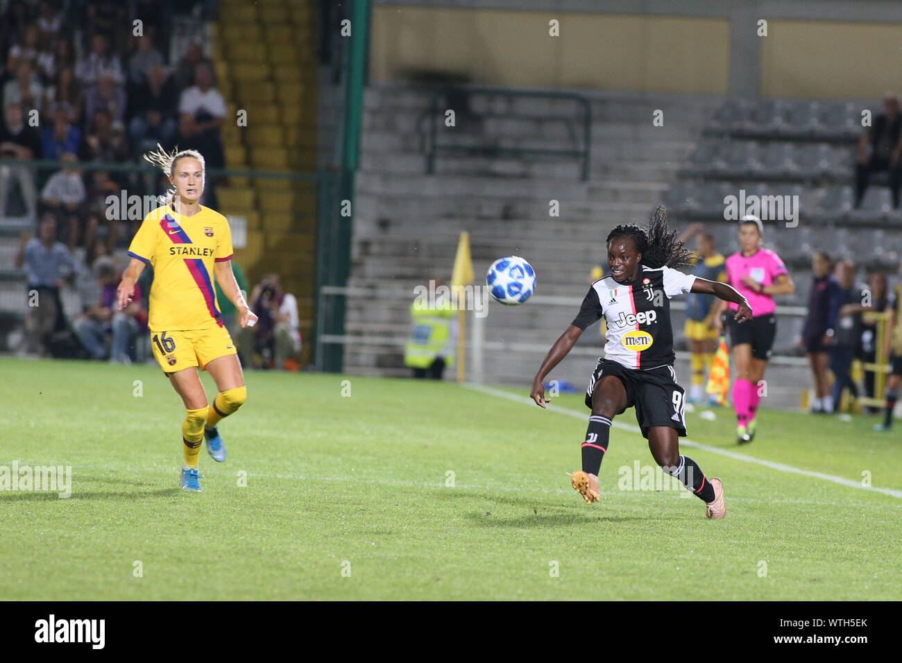 Alessandria, Italy, 11 Sep 2019, CALCIO CHAMPIONS LEAGUE WOMEN 2019/2020 ALESSANDRIA, 11/09/2019 - JUVENTUS VS BARCELLONA ENIOLA ALUKO  during Juventus Women Vs Barcellona  - Soccer Champions League Women - Credit: LPS/Claudio Benedetto/Alamy Live News Stock Photo