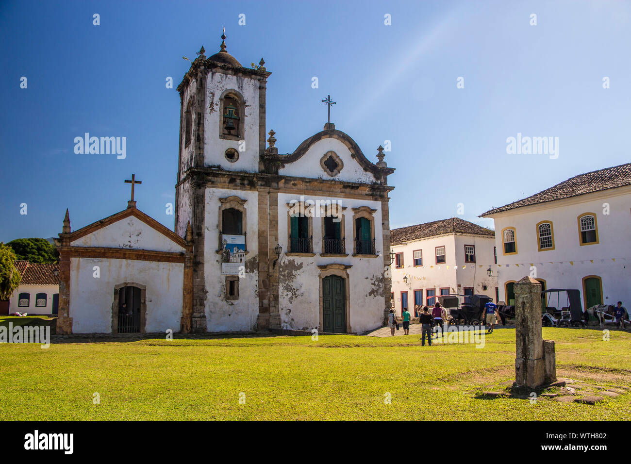 Igreja de Santa Rita de Cássia, Church St. Rita, Paraty, Rio de Janeiro ...