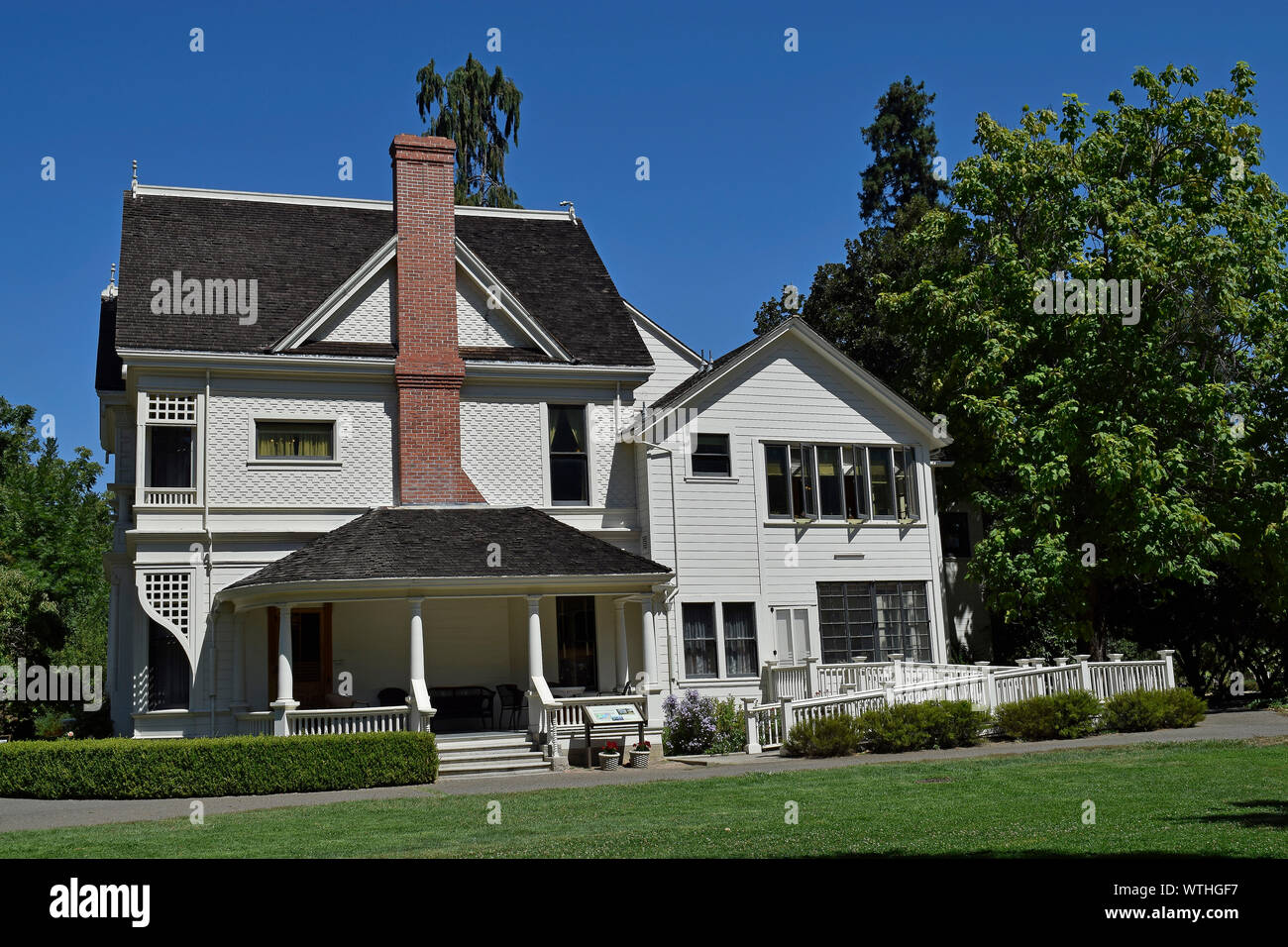 Patterson House, Ardenwood Historic Farm, Fremont, California Stock Photo