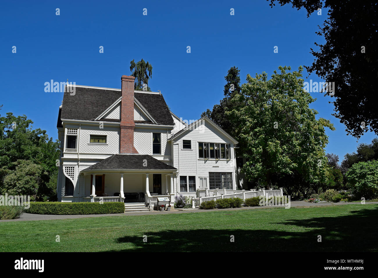 Patterson House, Ardenwood Historic Farm, Fremont, California Stock