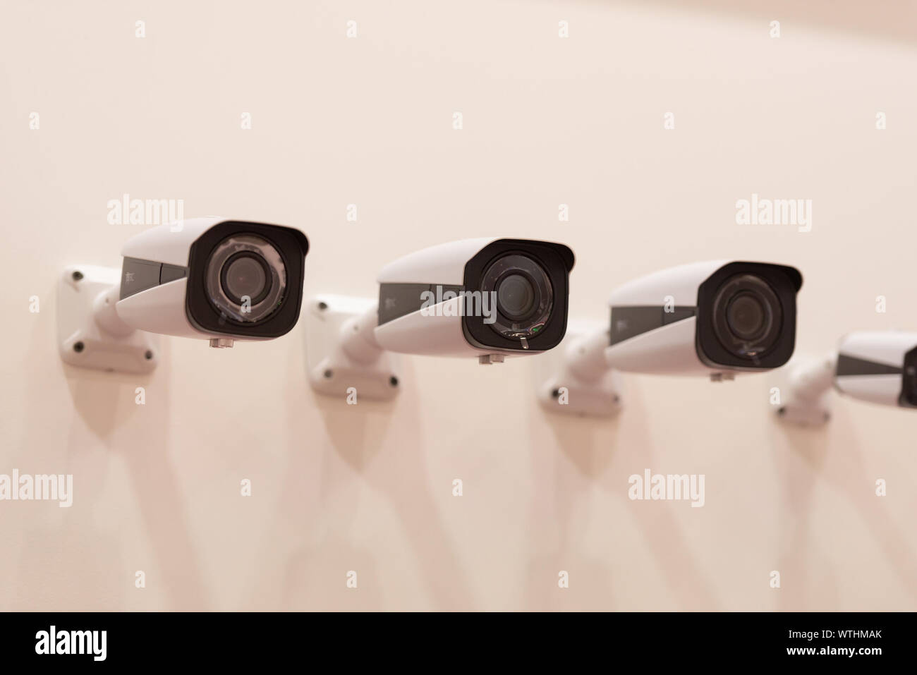 IP camera samples. Samples of video surveillance system products Stock ...