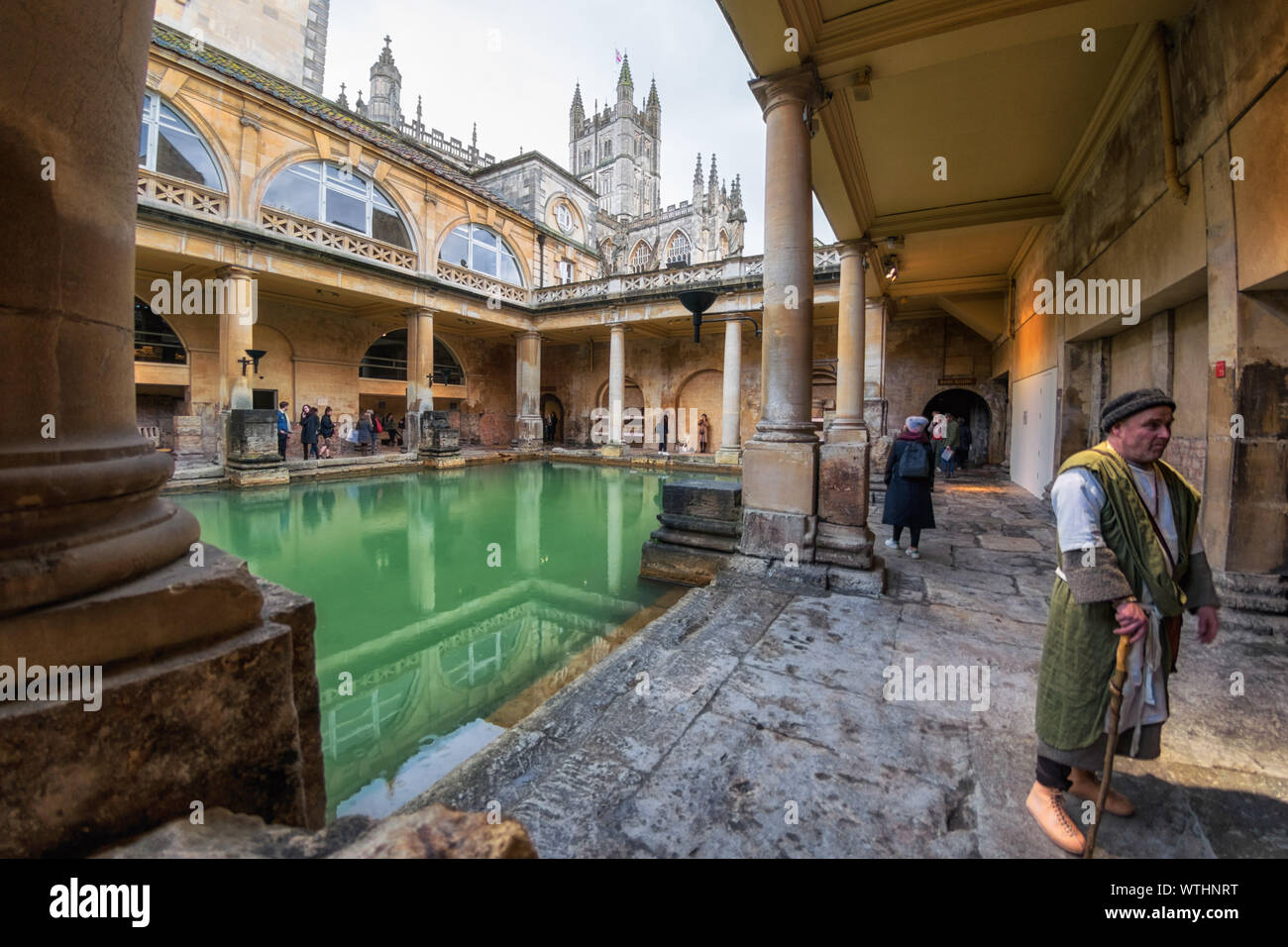 Roman Bath in Bath, England Stock Photo Alamy
