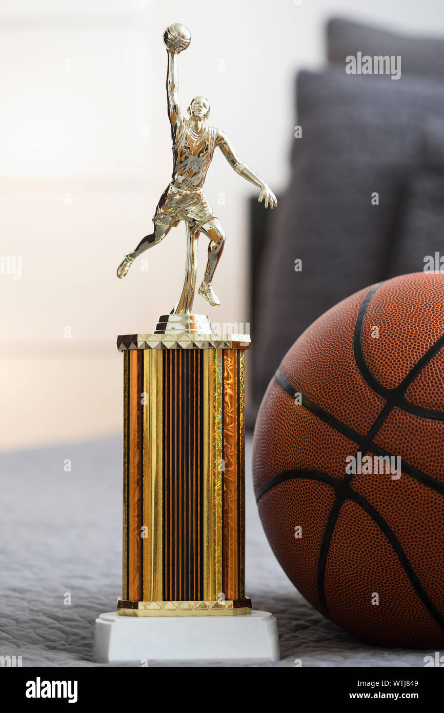 Gold trophy cup basketball hi-res stock photography and images - Page 9 -  Alamy