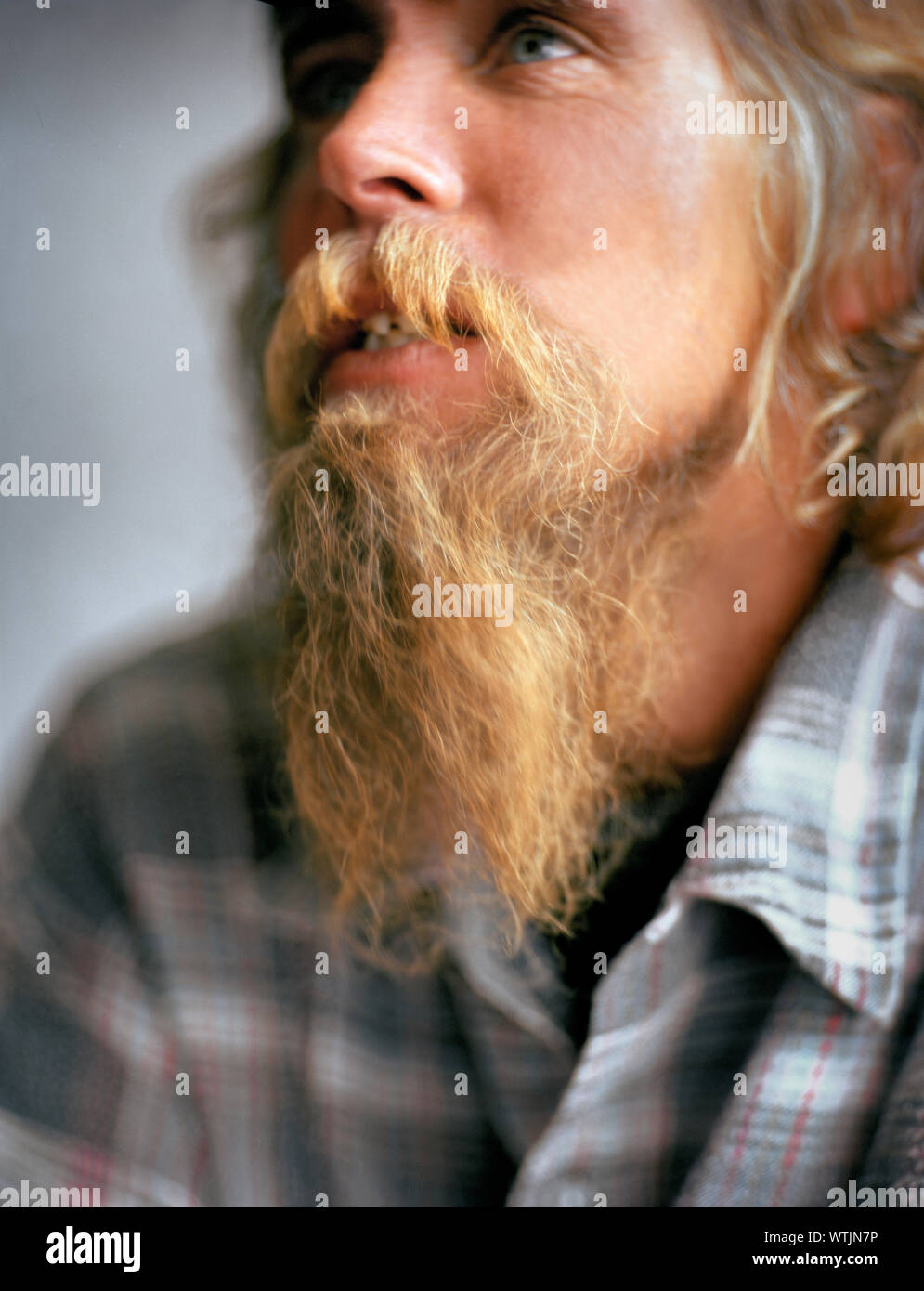 Bearded man portrait hi-res stock photography and images - Alamy