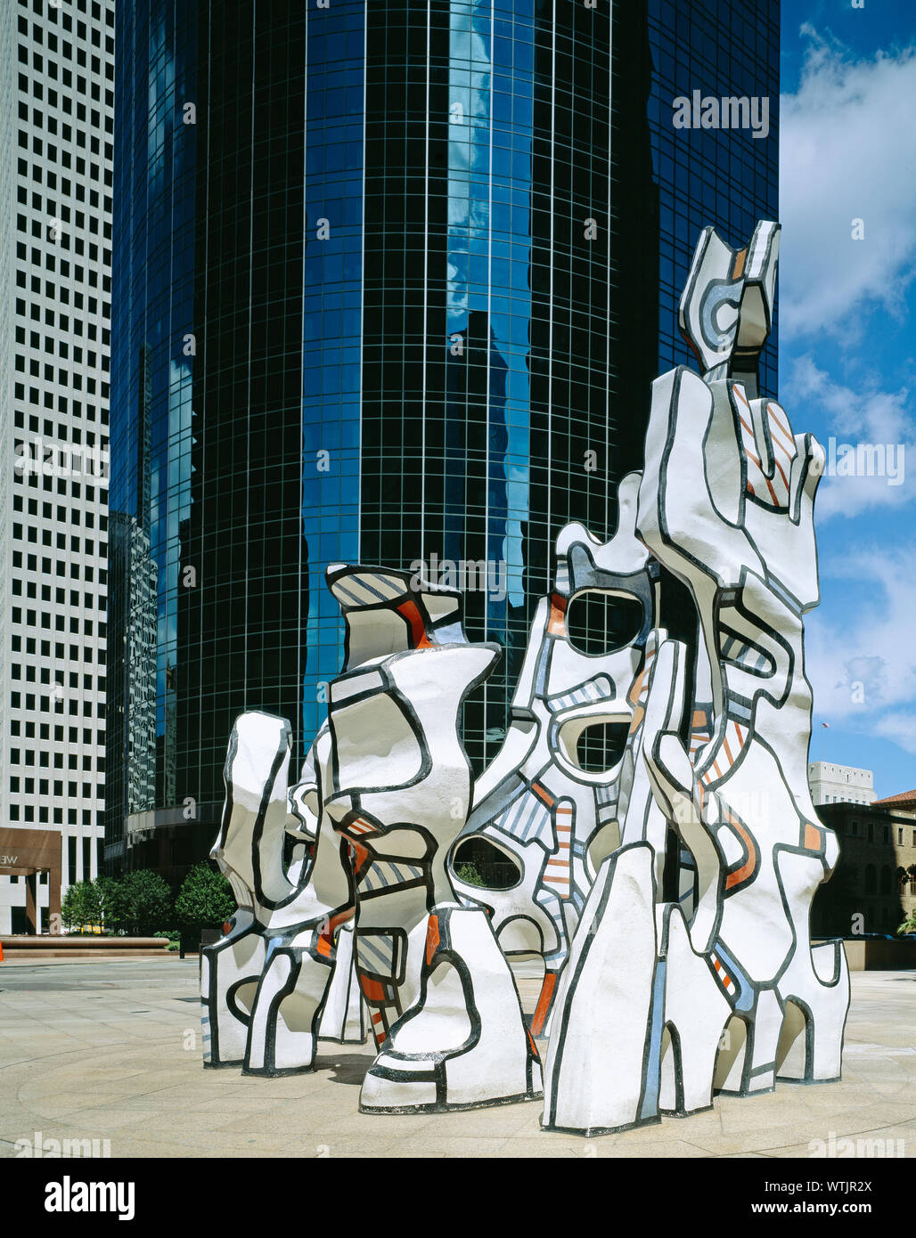 Monument au Fantome Art, Houston, Texas Stock Photo