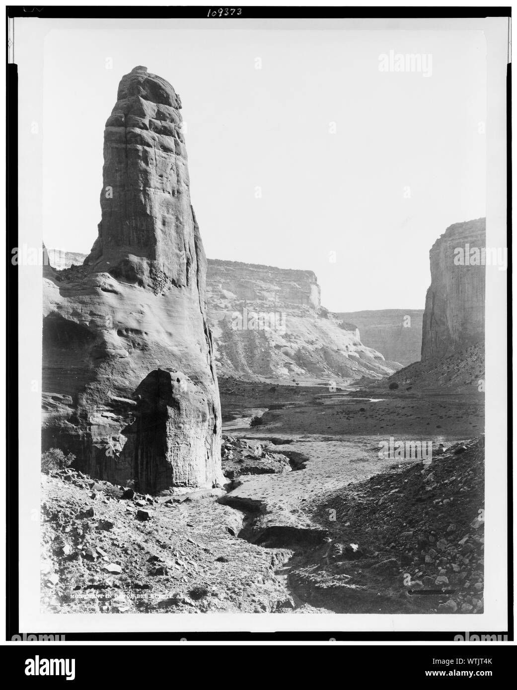 Monument in Canon del Muerte [i.e., Muerto], Ariz. Stock Photo