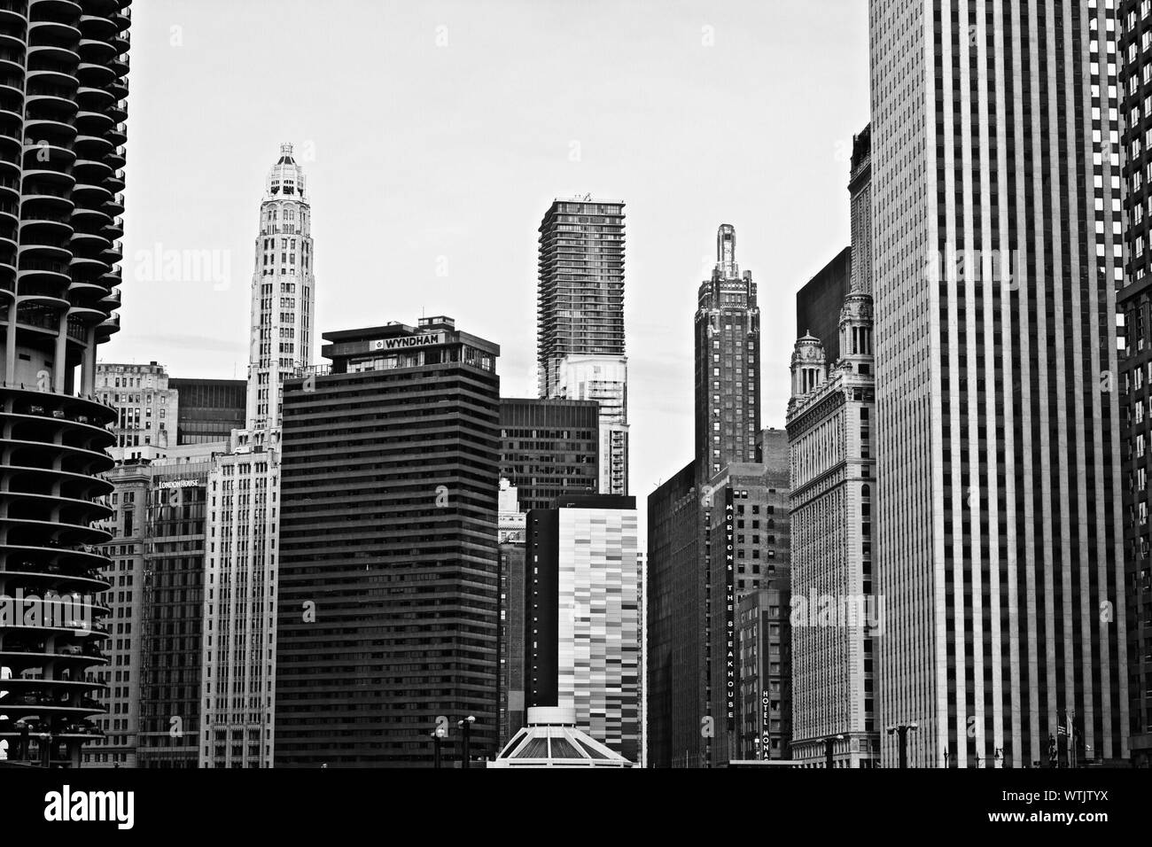 Modern city office buildings Black and White Stock Photos & Images - Alamy