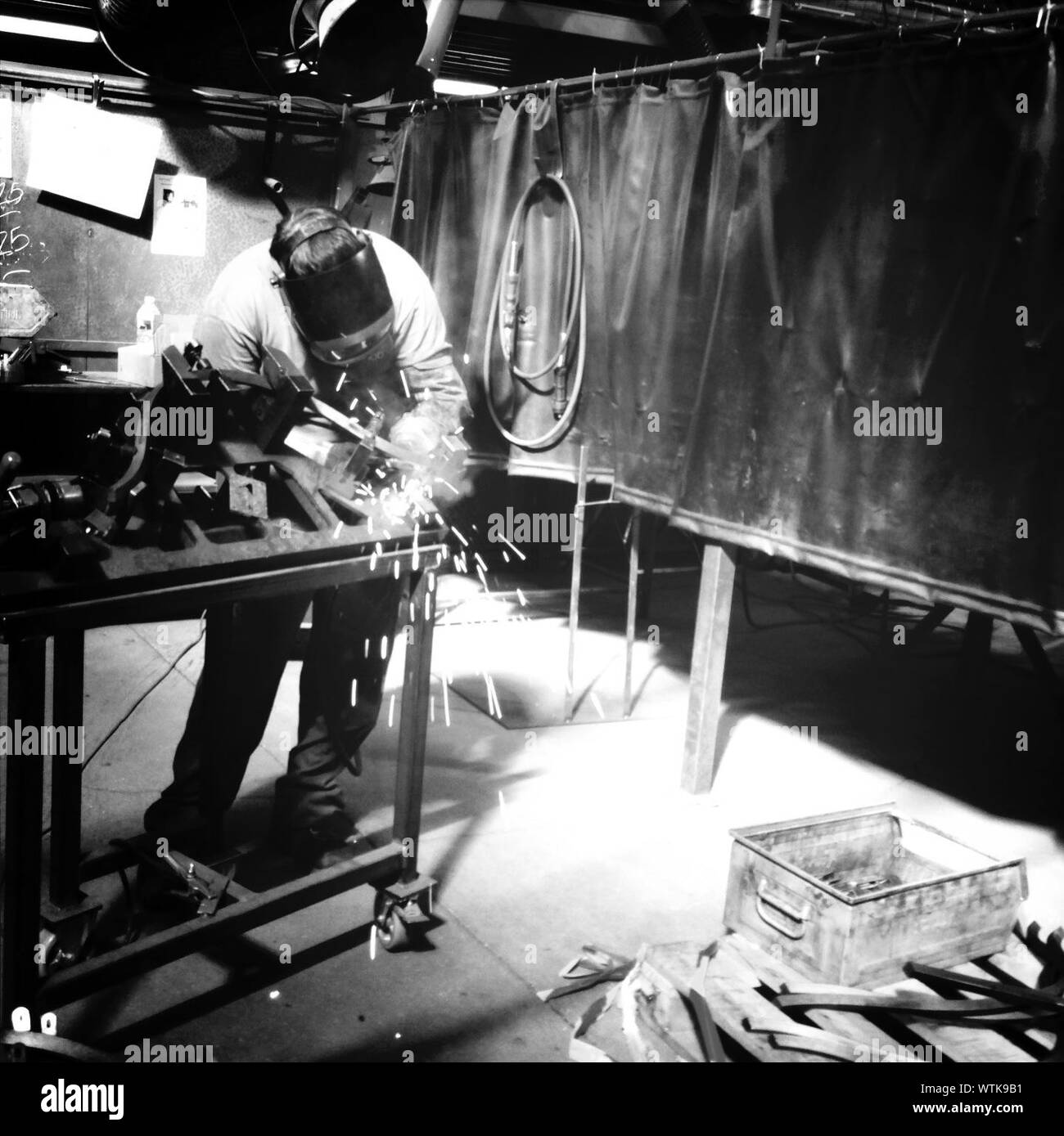 Welder Black and White Stock Photos & Images Alamy