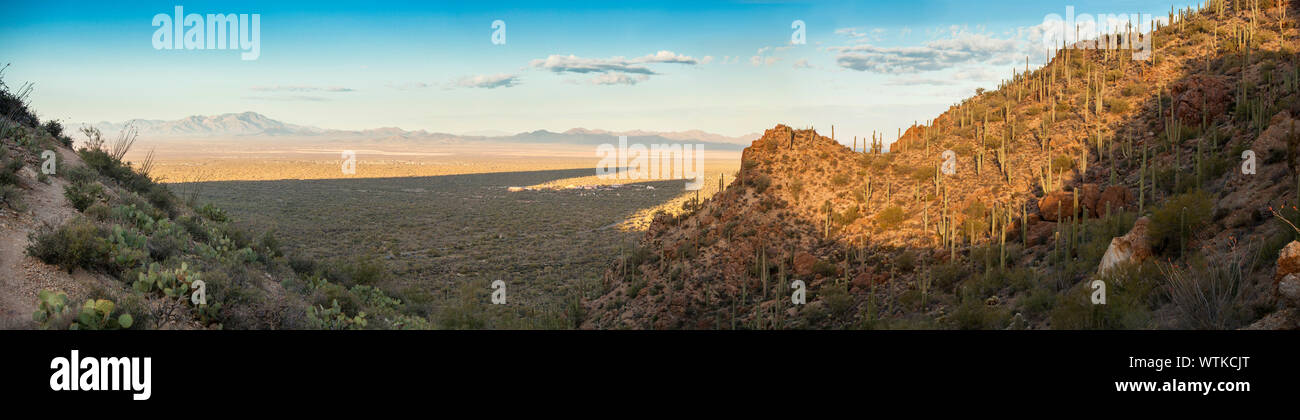 Sonoran desert sunset panorama hi-res stock photography and images - Alamy