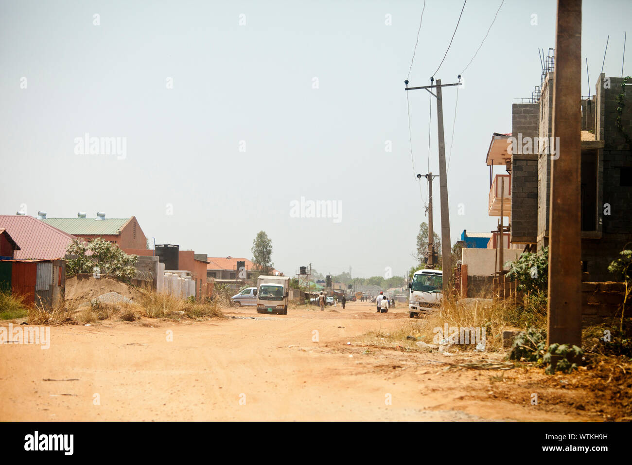 street scene in Juba, capital of South Sudan Stock Photo