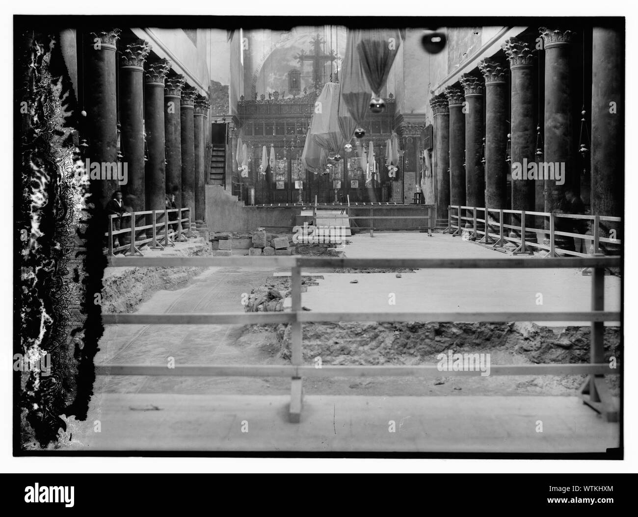Mosaics in Church of the Nativity Stock Photo