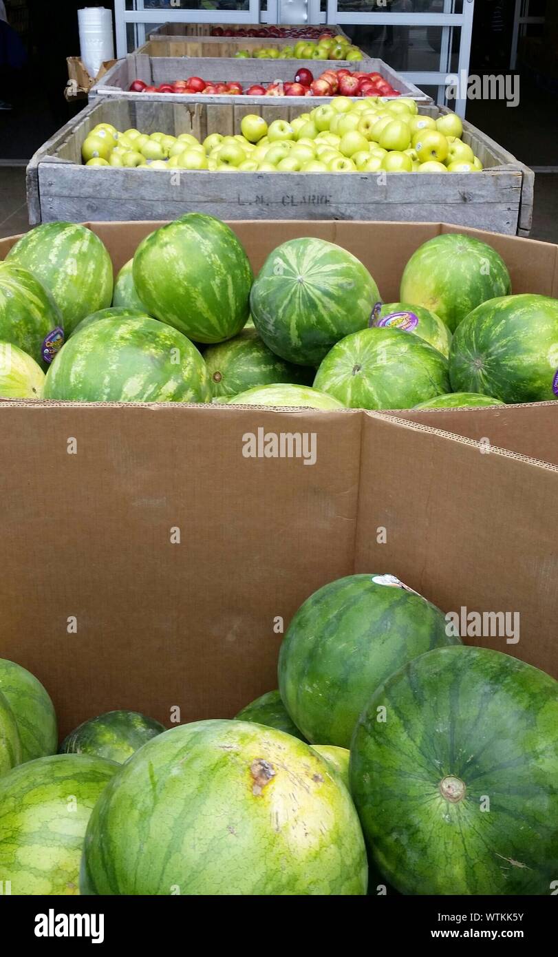 Fruits In Box For Sale Stock Photo Alamy