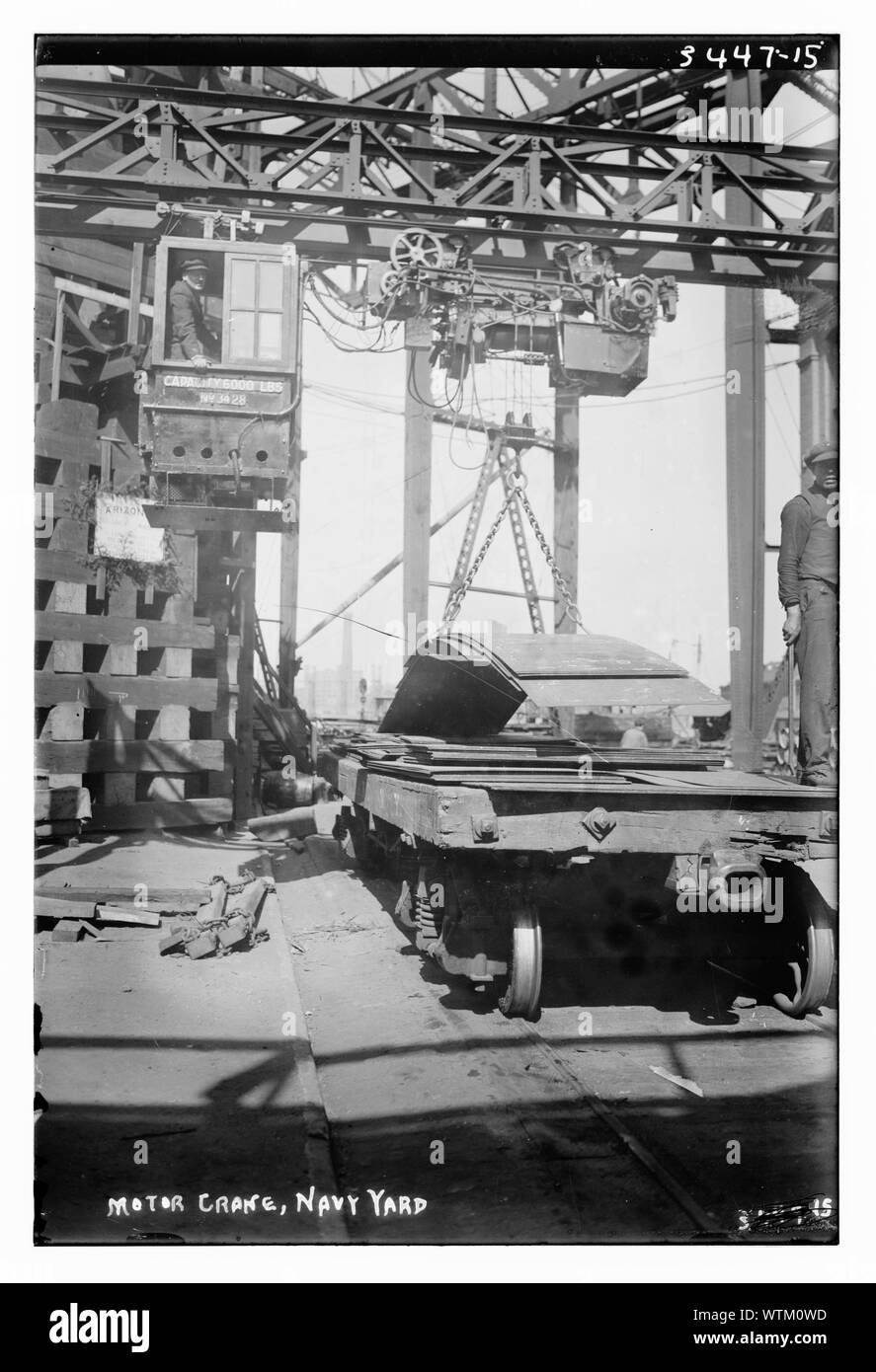 Motor Crane, Navy Yard Stock Photo