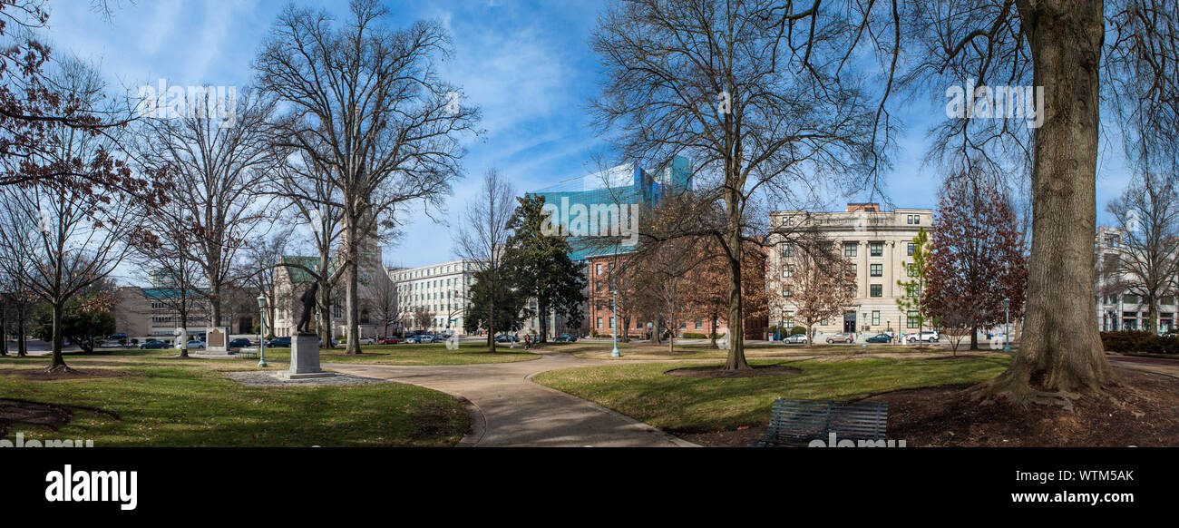 180 degree panorama of downtown area of raleigh north carolina Stock ...