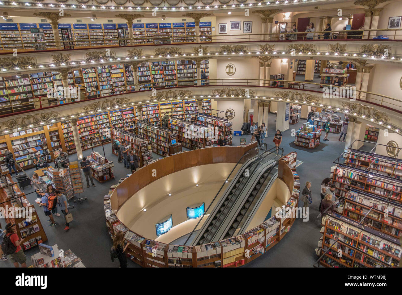 El Ateneo, bookshop, Buenos Aires, Argentina Stock Photo