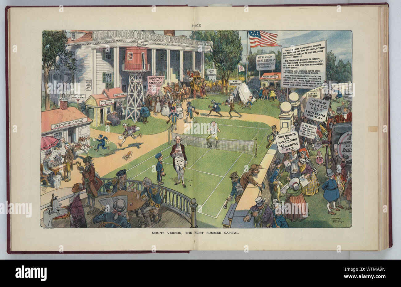Mount Vernon The First Summer Capital Harry Grant Dart Stock Photo Alamy