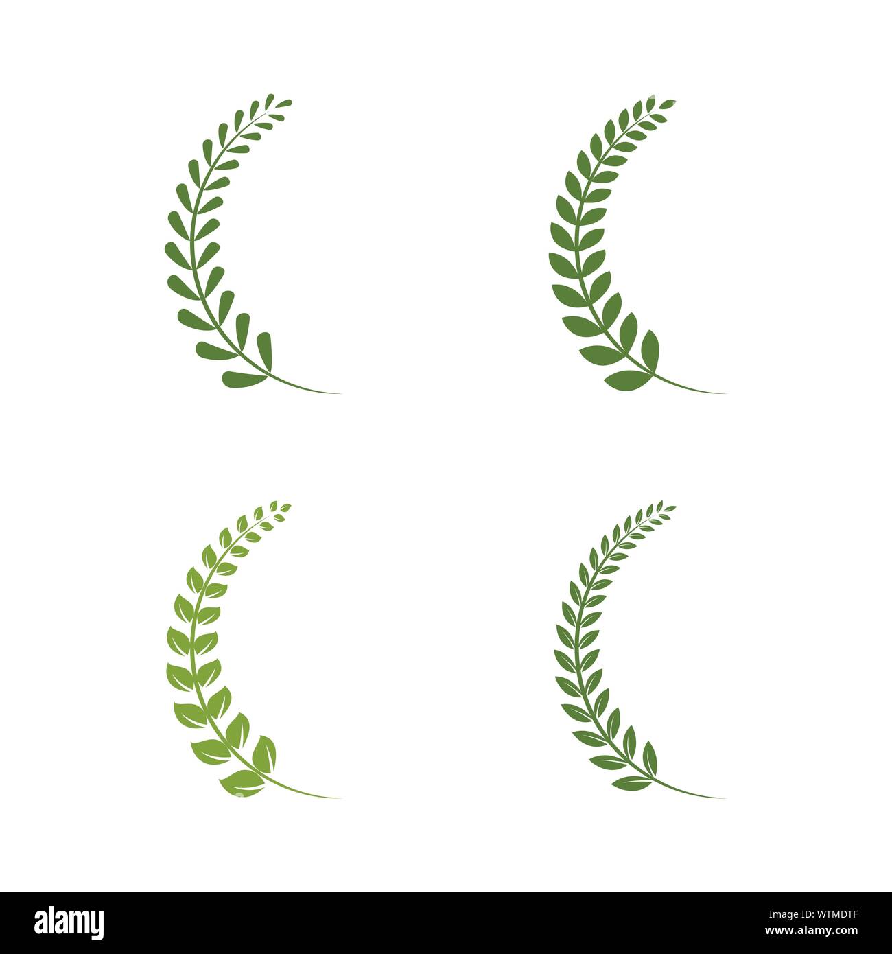 Logos of green Tree leaf ecology nature element vector Stock Vector ...