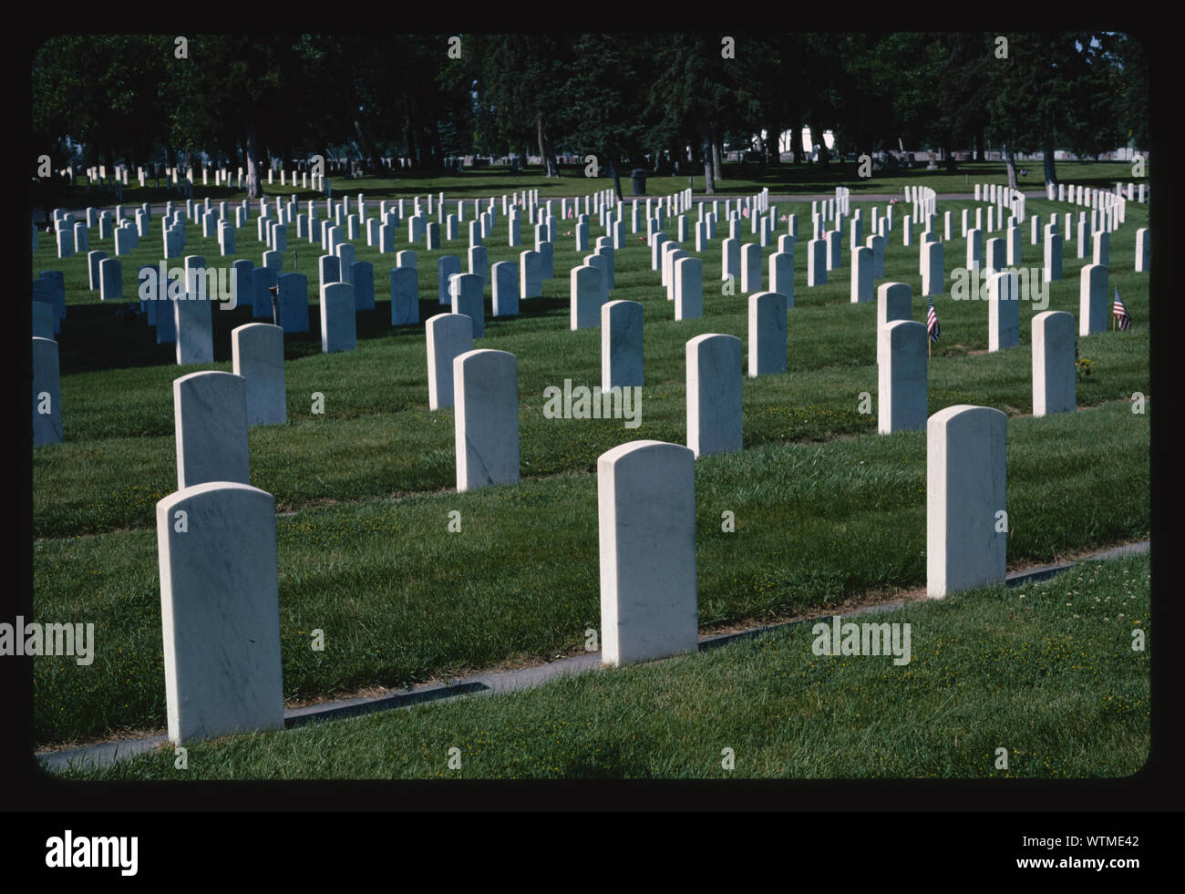 Mountain View Cemetery, Billings, Montana Stock Photo - Alamy