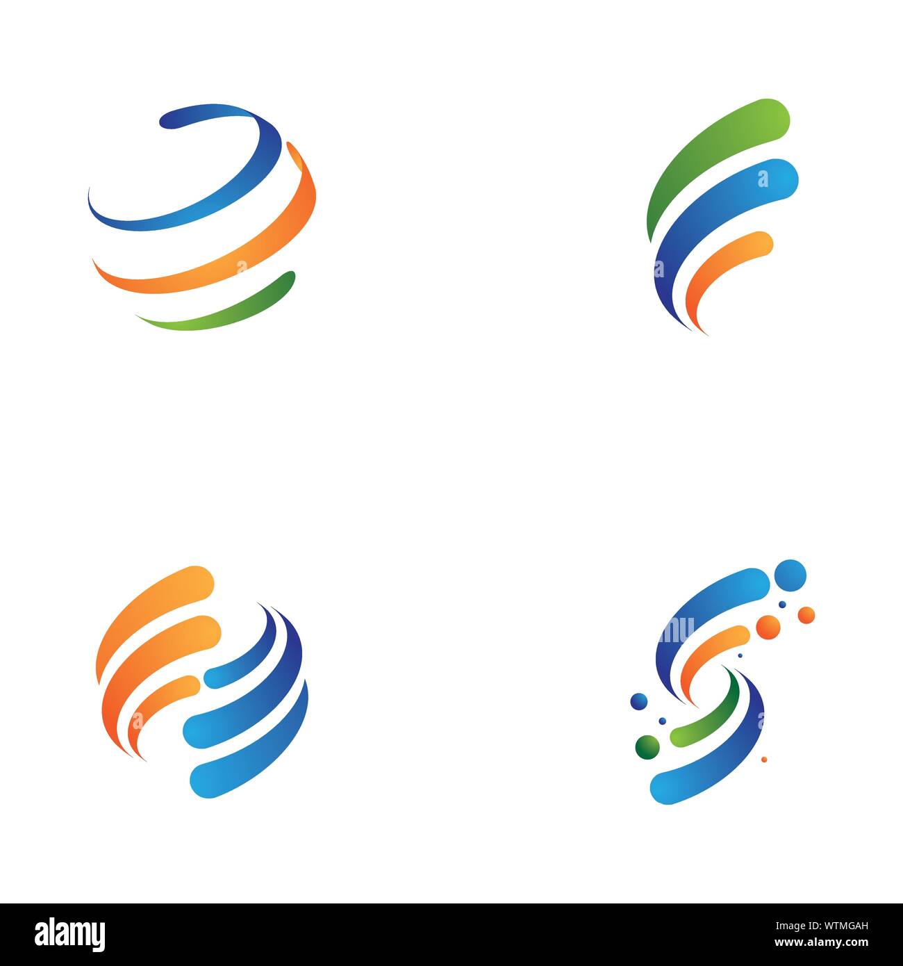 Wire World Logo Template vector illustration Stock Vector Image & Art ...