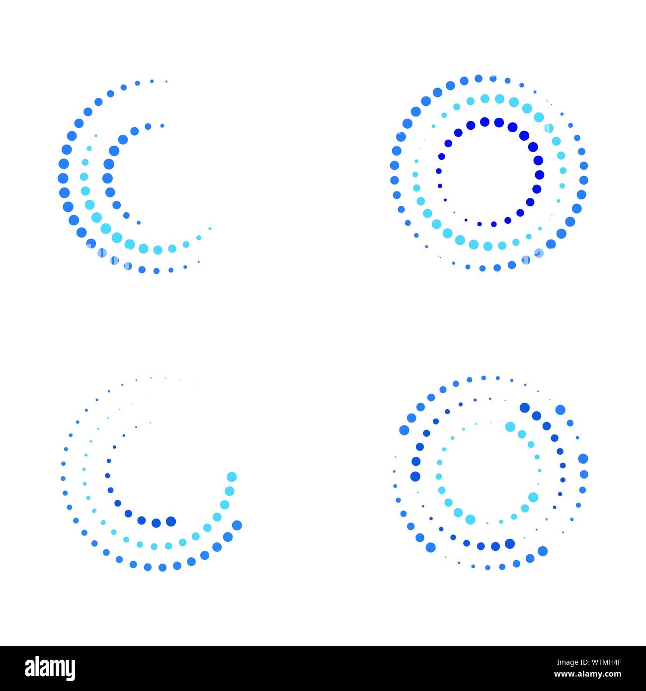halftone circle dots vector illustration design Stock Vector Image ...