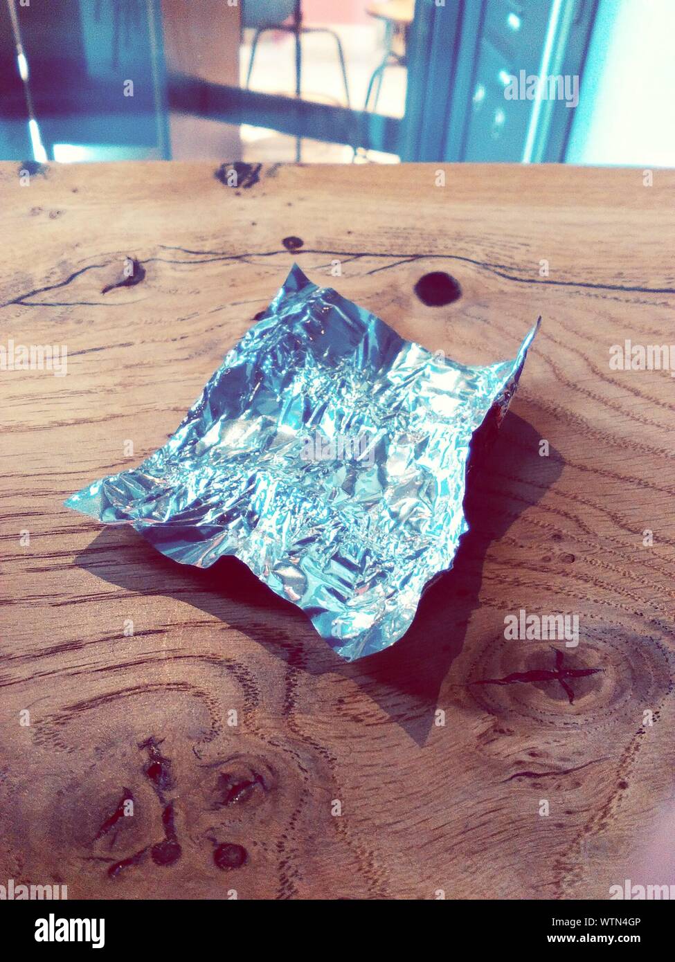Candy Wrapper On Ground